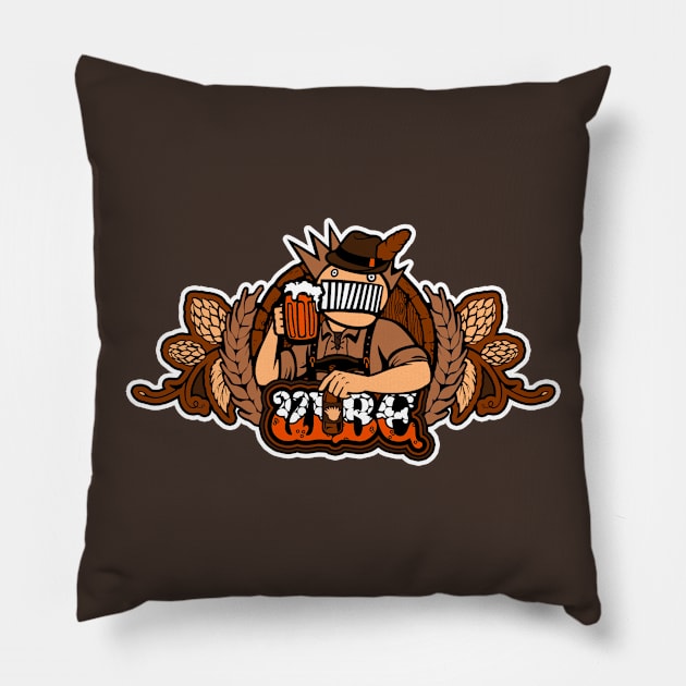 WBE: BREWGNISH (BROWN AF) Pillow by weenbeerexchange