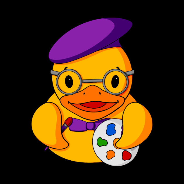 Artist Rubber Duck by Alisha Ober Designs