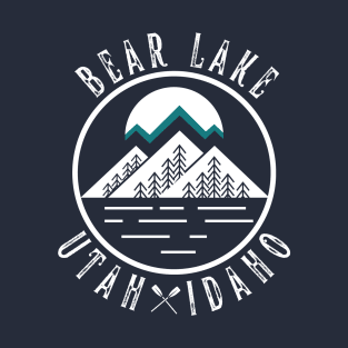 Bear Lake Utah Mountain Skiing Hiking Fishing Boating T-Shirt