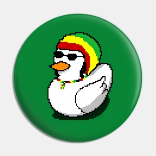 Duckys Rastaman Pin