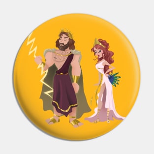 Zeus and Hera Pin