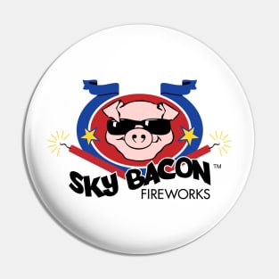 Sky Bacon Fireworks Pin
