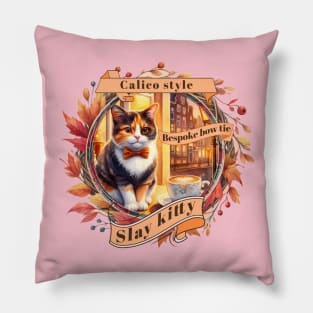Cat Couture Bespoke Vicuña Slay Kitty Style 03C Pillow