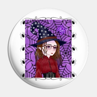 Modern Witch with Vintage Flair Pin