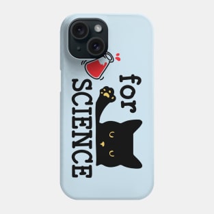 Funny Cat Knocking Things Over For Science Phone Case