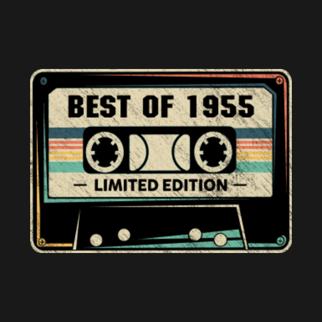 Discover 1955 Old Cassette Tape Birthday - 1955 Birthday - T-Shirt