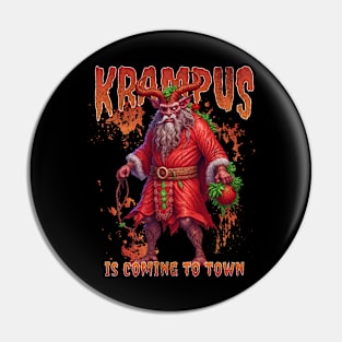 Krampus is coming to town Pin