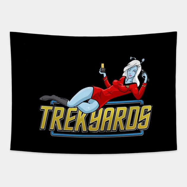 Trekyards Andorian Pin-Up Tapestry by Trekyards