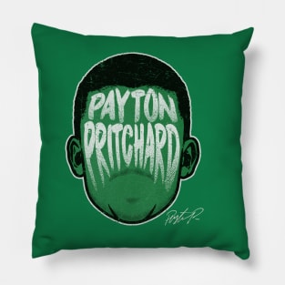 Payton Pritchard Boston Player Silhouette Pillow