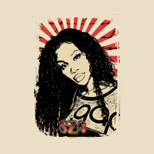 Sza /// Solana Imani Rowe Retro Vintage Aesthetic T-Shirt