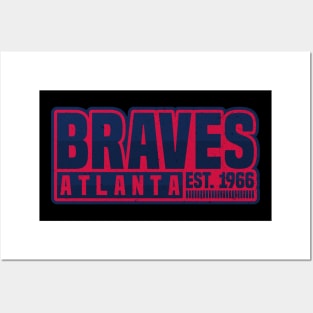 Old Style Atlanta Braves 2 by Buck Tee - Atlanta Braves - Posters and Art  Prints