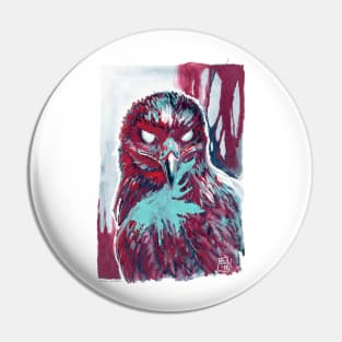 Red White and Blue Eagle Pin