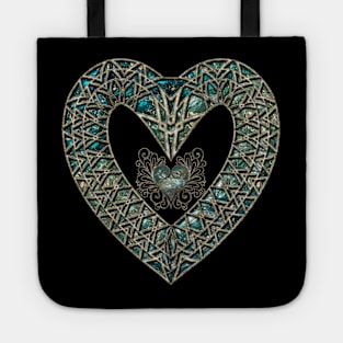 Wonderful elegant celtic heart Tote