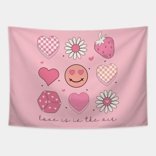 Valentine Hearts Tapestry