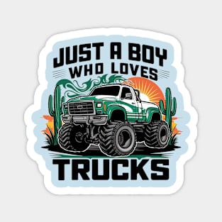 Just a bot who loves monster trucks Magnet