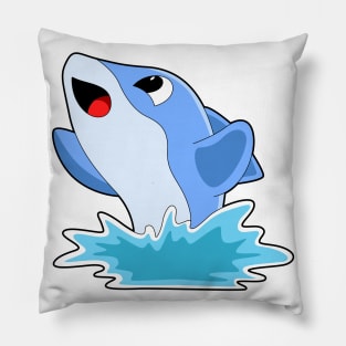 Dolphin in Water Pillow