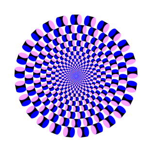 Optical Illusion - Color Variation of the Original Design T-Shirt