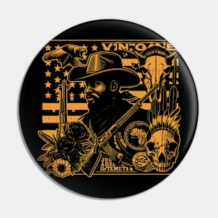 Rodeo Cowboy America Pin