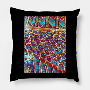 Peacock Design Pillow