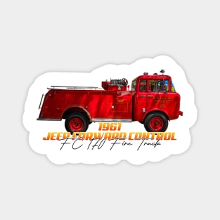 1961 Jeep Forward Control FC 170 Fire Truck Magnet