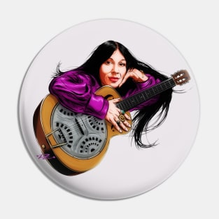 Buffy Sainte Marie - An illustration by Paul Cemmick Pin