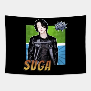 Comic Suga BTS Tapestry