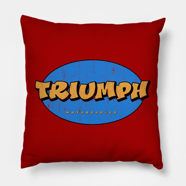 Triumph Vintage Pillow by Shiyi Studio