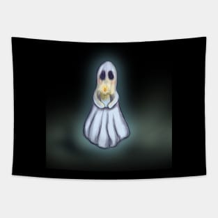 Mournful Little Ghost Tapestry