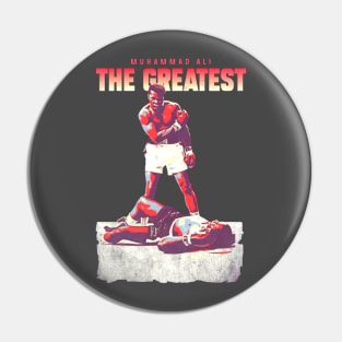 Muhammad Ali Classic Artwork IV Pin