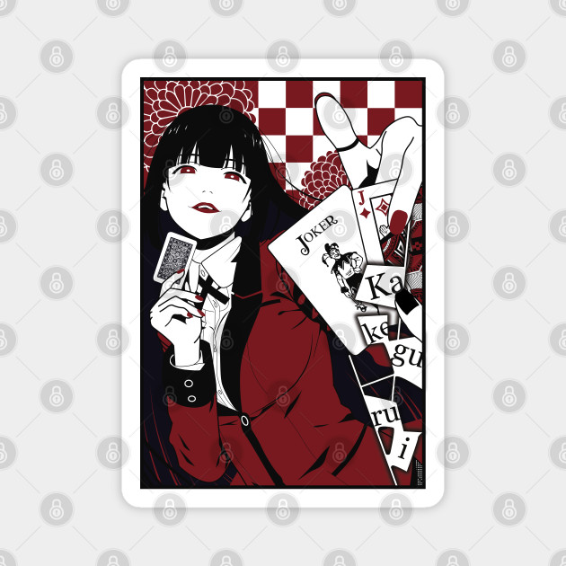Wallpaper Kakegurui Yumeko Kakegurui Magnet Teepublic Au Desktop Wallpaper