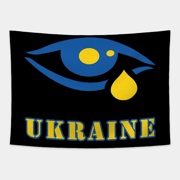 UKRAINE Is Crying Tapestry by NI78