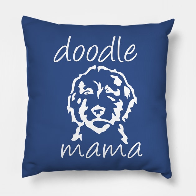 Golden Doodle Mama Pillow by animericans