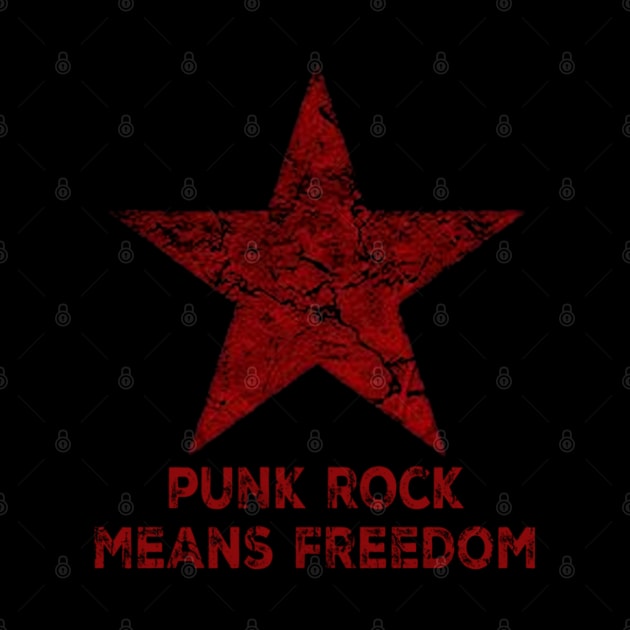 punk rock means freedom by hany moon