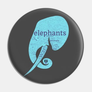 War Elephants Pin