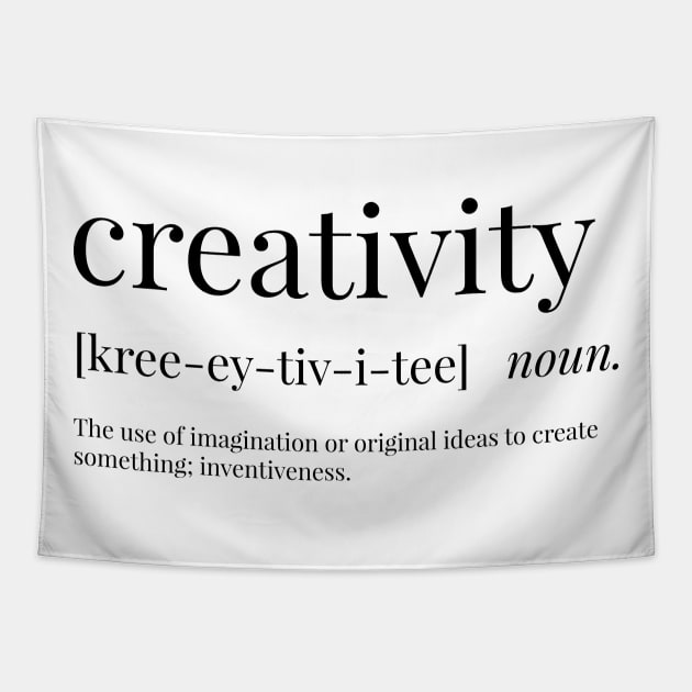 Creativity Definition Tapestry by definingprints