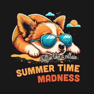 Chillin like a Corgi villain T-Shirt