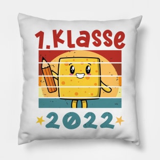 1. Klasse 2022 Kawaii Anime Schulbeginn T shirt Pillow