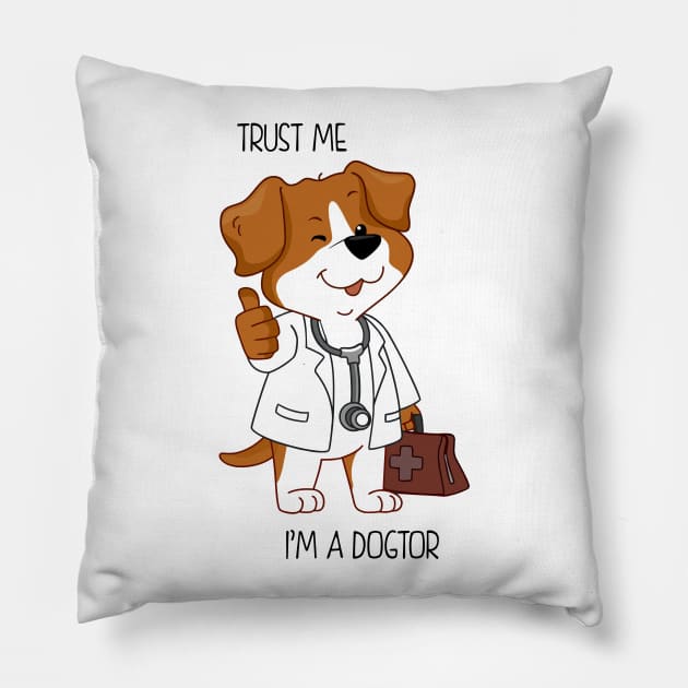 Trust me, I'm a Dogtor Pillow by chjannet