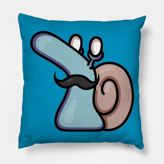 Long Snail Pillow by Nessem
