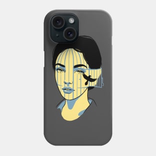 Quarantine girl Phone Case