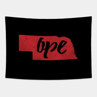 Ope Nebraska Midwest Humor Tapestry