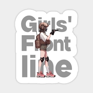 Girls' Frontline Tactical Chic Tee: Where Strength Meets Style Magnet