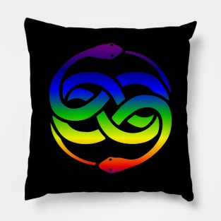 Rainbow Crest Pillow