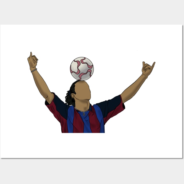 : Ysirseu Ronaldinho Gaucho Barca Metal Tin Sign 8 x 12 in Sport  Artwork Vintage Poster Man Cave Decorative: Posters & Prints