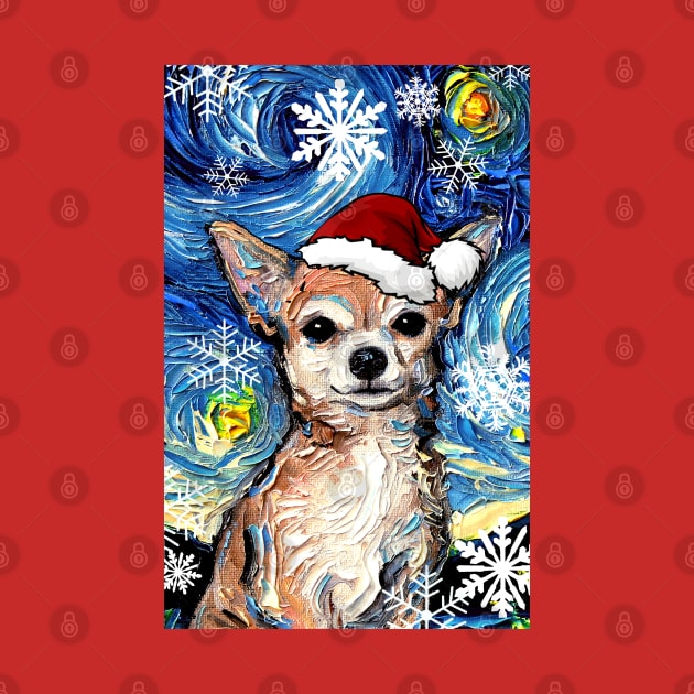 Chihuahua Santa by sagittariusgallery