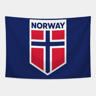 Norway Flag Emblem Tapestry