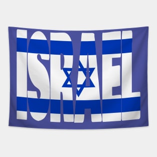 Israel flag stencil Tapestry