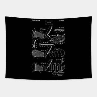 Golf club patent / golf club blueprint Tapestry