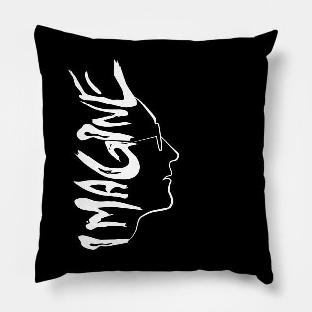 Imagine Your Music Pillow by MucisianArt