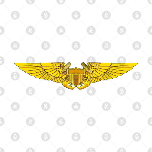 Naval Flight Officer Wings by Sticker Steve